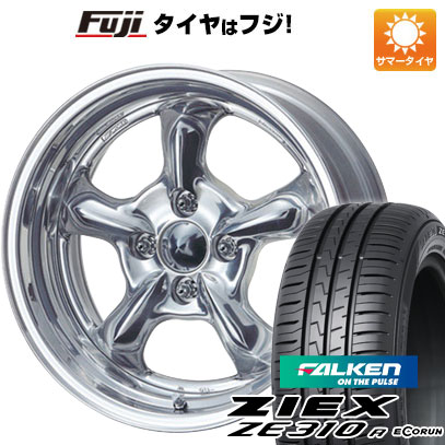 【新品国産4穴100車】 夏タイヤ ホイール4本セット 185/55R15 ファルケン ジークス ZE310R エコラン（限定） WORK ワーク グッカーズ HEMI 15インチ(送料無料) サマータイヤ