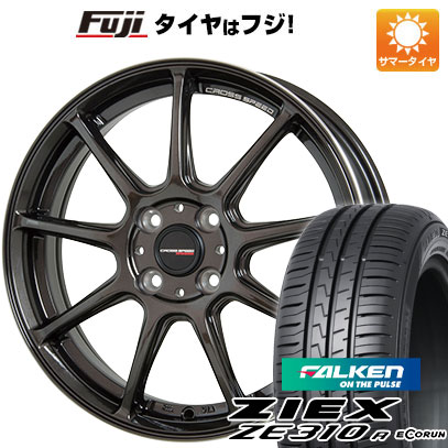 【新品国産4穴100車】 夏タイヤ ホイール4本セット 195/45R16 ファルケン ジークス ZE310R エコラン（限定） ホットスタッフ クロススピード ハイパーエディションRS9 16インチ(送料無料) サマータイヤ