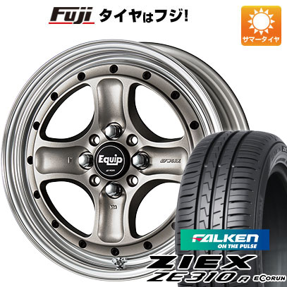 【新品国産4穴100車】 夏タイヤ ホイール4本セット 185/55R15 ファルケン ジークス ZE310R エコラン（限定） WORK ワーク エクイップ 40 O/H 15インチ(送料無料) サマータイヤ