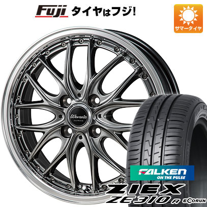 【新品国産4穴100車】 夏タイヤ ホイール4本セット 195/45R16 ファルケン ジークス ZE310R エコラン（限定） モンツァ ワーウィック ディープランド 16インチ(送料無料) サマータイヤ