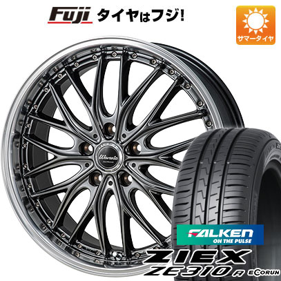 【新品国産車用5穴100】 夏タイヤ ホイール4本セット 215/45R18 ファルケン ジークス ZE310R エコラン(限定) モンツァ ワーウィック ディープランド 18インチ(送料無料)