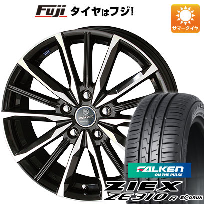 【新品国産5穴114.3車】 夏タイヤ ホイール4本セット 205/50R17 ファルケン ジークス ZE310R エコラン（限定） 共豊 スマック プライム ヴァルキリー 17インチ(送料無料) サマータイヤ