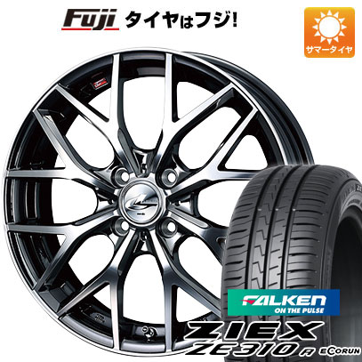 【新品国産4穴100車】 夏タイヤ ホイール4本セット 195/45R16 ファルケン ジークス ZE310R エコラン（限定） ウェッズ レオニス MX 16インチ(送料無料)