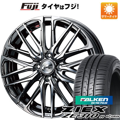 【新品国産4穴100車】 夏タイヤ ホイール4本セット 195/45R16 ファルケン ジークス ZE310R エコラン（限定） WEDS ウェッズ レオニス SK 16インチ(送料無料) サマータイヤ
