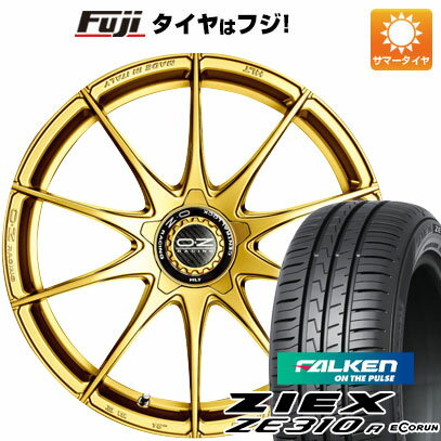 【新品国産車用5穴100】 夏タイヤ ホイール4本セット 215/40R18 ファルケン ジークス ZE310R エコラン(限定) OZ フォーミュラHLT 18インチ(送料無料)