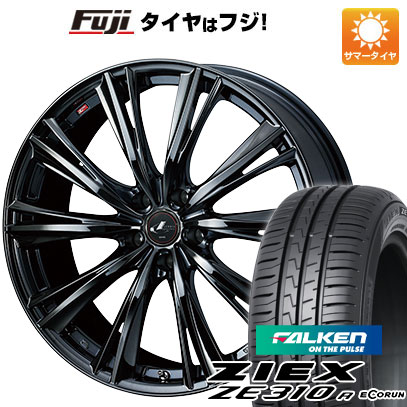 【新品国産5穴114.3車】 夏タイヤ ホイール4本セット 215/45R17 ファルケン ジークス ZE310R エコラン（限定） WEDS ウェッズ レオニス WX 17インチ(送料無料) サマータイヤ