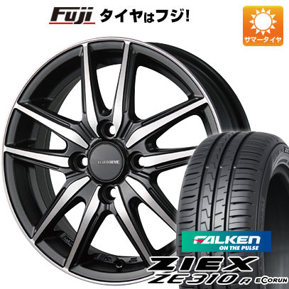 【新品】オーラ 夏タイヤ ホイール4本セット 205/50R17 ファルケン ジークス ZE310R エコラン(限定) ブリヂストン エコフォルム CRS20 17インチ(送料無料)
