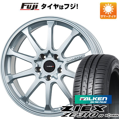 【新品国産5穴100車】 夏タイヤ ホイール4本セット 215/40R18 ファルケン ジークス ZE310R エコラン（限定） レアマイスター LMスポーツLM-10R(メタリックシルバー) 18インチ(送料無料) サマータイヤ