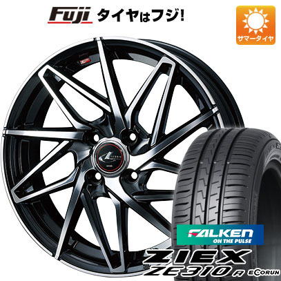 【新品国産4穴100車】 夏タイヤ ホイール4本セット 195/45R16 ファルケン ジークス ZE310R エコラン（限定） WEDS ウェッズ レオニス IT 16インチ(送料無料) サマータイヤ