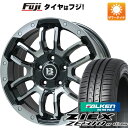 【新品国産5穴114.3車】 夏タイヤ ホイール4本セット 205/55R17 ファルケン ジークス ZE310R エコラン（限定） ビッグウエイ B-LUGNAS FRD(ブラックポリッシュ/ブラッククリア) 17インチ(送料無料)