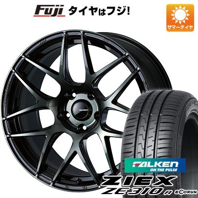 【新品国産5穴114.3車】 夏タイヤ ホイール4本セット 215/45R18 ファルケン ジークス ZE310R エコラン（限定） WEDS ウェッズスポーツ SA-27R 18インチ(送料無料)