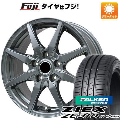 【新品国産5穴114.3車】 夏タイヤ ホイール4本セット 225/55R18 ファルケン ジークス ZE310R エコラン(限定) ブランドル CJ28 18インチ(送料無料) サマータイヤ