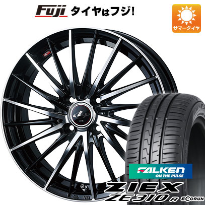 【新品国産4穴100車】 夏タイヤ ホイール4本セット 185/55R15 ファルケン ジークス ZE310R エコラン(限定) WEDS ウェッズ レオニス FR 15インチ(送料無料) サマータイヤ