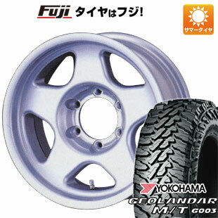 【新品】ジムニー 夏タイヤ ホイール4本セット 185/85R16 ヨコハマ ジオランダー M/T G003 フォーバイフォーエンジニア ブラッドレー V 16インチ(送料無料)