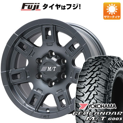 【新品国産6穴139.7車】 夏タイヤ ホイール4本セット 265/75R16 ヨコハマ ジオランダー M/T G003 ミッキートンプソン サイドビター2 16インチ(送料無料)