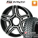 【新品】ジムニー 夏タイヤ ホイール4本セット 185/85R16 ヨコハマ ジオランダー M/T G003 プレミックス グラバス-Jr(ブラックポリッシュ) 16インチ(送料無料)