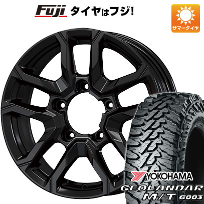 【新品】ジムニー 夏タイヤ ホイール4本セット 175/80R16 ヨコハマ ジオランダー M/T G003 コーセイ ベアロック バイソン 16インチ(送料無料)