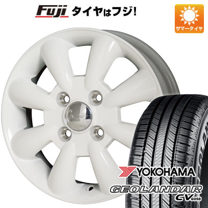 【新品 軽自動車】ハスラー デリカミニ(4WD) 夏タイヤ ホイール4本セット 165/60R15 ヨコハマ ジオランダー CV G058 ホットスタッフ ララパーム KC-8 15インチ(送料無料) サマータイヤ