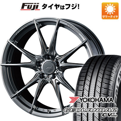 【新品国産車用5穴114.3】 夏タイヤ ホイール4本セット 235/55R20 ヨコハマ ジオランダー CV G058 WEDS ウェッズ F-ZERO FZ-2 20インチ(送料無料)