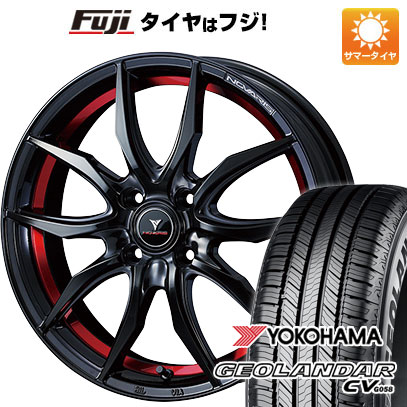 【新品 軽自動車】ハスラー デリカミニ(4WD) 夏タイヤ ホイール4本セット 165/60R15 ヨコハマ ジオランダー CV G058 WEDS ウェッズ ノヴァリス ローグ VF 15インチ(送料無料) サマータイヤ