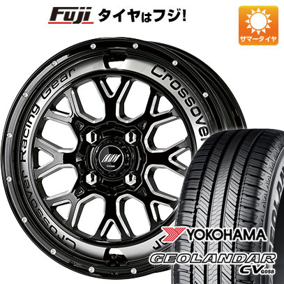 【新品 軽自動車】ハスラー デリカミニ(4WD) 夏タイヤ ホイール4本セット 165/60R15 ヨコハマ ジオランダー CV G058 WORK ワーク クラッグ CKV 15インチ(送料無料) サマータイヤ
