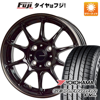 【新品 軽自動車】ハスラー デリカミニ(4WD) 夏タイヤ ホイール4本セット 165/60R15 ヨコハマ ジオランダー CV G058 ホットスタッフ ジースピード P-07 15インチ(送料無料) サマータイヤ