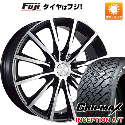 【新品国産5穴114.3車】 夏タイヤ ホイール4本セット 225/65R17 グリップマックス インセプション A/T RWL(限定) ブリヂストン バルミナ A12 17インチ(送料無料)