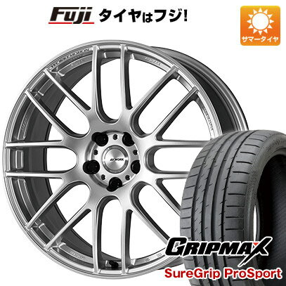 【新品国産車用5穴114.3】 夏タイヤ ホイール4本セット 245/40R20 グリップマックス シュアグリップ PRO SPORT BSW（限定） WORK ワーク エモーション M8R 20インチ(送料無料)