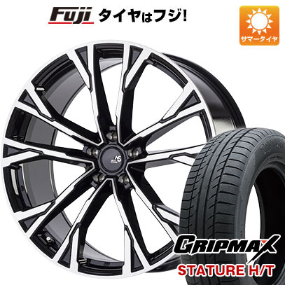 【新品国産5穴114.3車】 夏タイヤ ホイール4本セット 235/55R19 グリップマックス スタチャー H/T BSW（限定） アウトストラーダ エクシオン 19インチ(送料無料) サマータイヤ