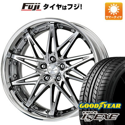 【新品国産5穴114.3車】 夏タイヤ ホイール4本セット 245/45R19 グッドイヤー イーグル エルエス エグゼ(限定) ワーク シュヴァート SG1 19インチ(送料無料)