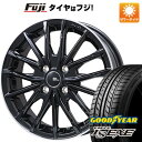 4/30限定 エントリーでポイント最大32倍 【新品】オーラ 夏タイヤ ホイール4本セット 205/50R17 グッドイヤー イーグル エルエス エグゼ(限定) ブランドルライン DF-10M グロスブラック/リムポリッシュ 17インチ(送料無料)