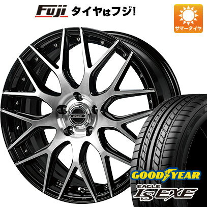 【新品国産5穴114.3車】 夏タイヤ ホイール4本セット 225/45R18 グッドイヤー イーグル エルエス エグゼ(限定) モンツァ ワーウィック MX-09 18インチ(送料無料)