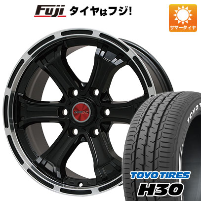 【新品】ハイエース200系 夏タイヤ ホイール4本セット 195/80R15 107/105N トーヨー H30 ビッグウエイ B-MUD K(グロスブラックリムポリッシュ) 15インチ(送料無料) サマータイヤ