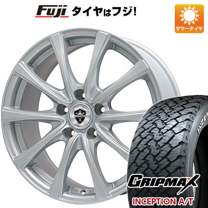 【新品国産5穴114.3車】 夏タイヤ ホイール4本セット 225/65R17 グリップマックス インセプション A/T RWL(限定) ブランドル KF25 17インチ(送料無料)