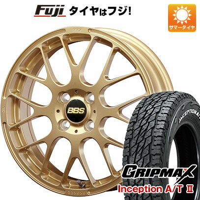 【新品 軽自動車】ハスラー デリカミニ(4WD) 夏タイヤ ホイール4本セット 165/60R15 グリップマックス インセプション A/TII RWL(限定) BBS JAPAN RP 15インチ(送料無料) サマータイヤ