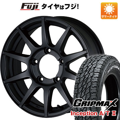【新品】ジムニー 夏タイヤ ホイール4本セット 175/80R16 グリップマックス インセプション A/TII RWL(限定) ドゥオール CST ZERO-1 ハイパーXJ 16インチ(送料無料) サマータイヤ