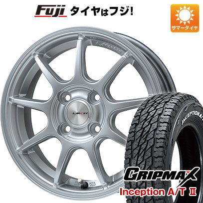 【新品 軽自動車】ハスラー デリカミニ(4WD) 夏タイヤ ホイール4本セット 165/60R15 グリップマックス インセプション A/TII RWL(限定) レアマイスター LMスポーツLM-QR 15インチ(送料無料) サマータイヤ