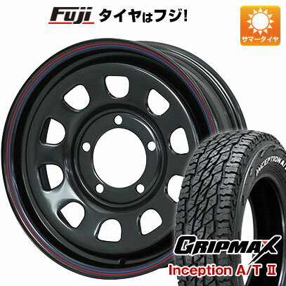 【新品】ジムニー 夏タイヤ ホイール4本セット 175/80R16 グリップマックス インセプション A/TII RWL(..