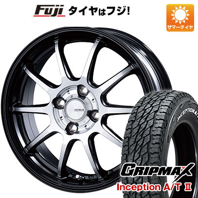 5/20限定!エントリーでポイント最大27倍! 【新品 軽自動車】ハスラー デリカミニ(4WD) 夏タイヤ ホイール4本セット 165/60R15 グリップマックス インセプション A/TII RWL(限定) インターミラノ インフィニティ F10 15インチ(送料無料)