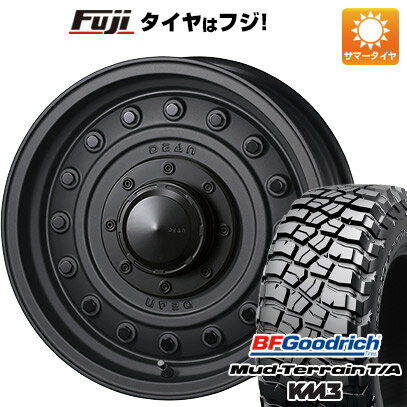 【新品】ジムニーシエラ 夏タイヤ ホイール4本セット 235/75R15 BFグッドリッチ マッドテレーンT/A KM3 クリムソン ディーン コロラド 15インチ(送料無料)