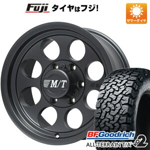 【新品国産6穴139.7車】 夏タイヤ ホイール4本セット 265/75R16 BFグッドリッチ オールテレーンT/A KO2 RWL/RBL ミッキートンプソン クラシック3 ブラック 16インチ(送料無料)