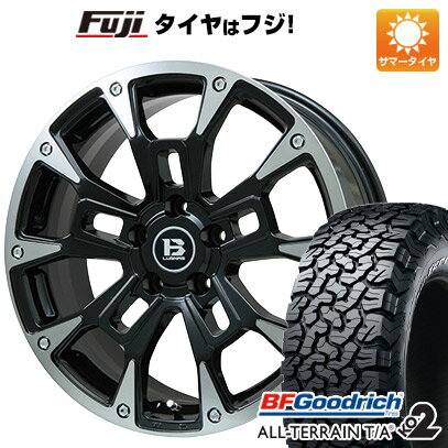 【新品国産5穴114.3車】 夏タイヤ ホイール4本セット 215/65R16 BFグッドリッチ オールテレーンT/A KO2 RBL ビッグウエイ B-LUGNAS BRD(ブラックポリッシュ/ブラッククリア) 16インチ(送料無料)