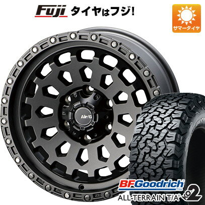 【新品国産車用6穴139.7】 夏タイヤ ホイール4本セット 35X12.5R17 BFグッドリッチ オールテレーンT/A KO2 RWL/RBL フォーバイフォーエンジニア エアージー ヴァルカン 8J 17インチ(送料無料)