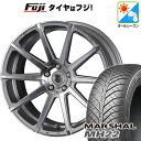 【新品国産5穴114.3車】 オールシーズンタイヤ ホイール4本セット 225/45R18 クムホ マーシャル MH22 オールシーズン(限定) クリムソン クラブリネア マルディーニ FF 18インチ(送料無料)