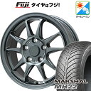 【新品国産5穴100車】 オールシーズンタイヤ ホイール4本セット 195/65R15 クムホ マーシャル MH22 オールシーズン(限定) ブランドル KF28 15インチ(送料無料)