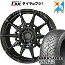 【新品国産5穴114.3車】 オールシーズンタイヤ ホイール4本セット 225/45R18 クムホ マーシャル MH22 オールシーズン(限定) 共豊 ガレルナ レフィーノ 18インチ(送料無料)