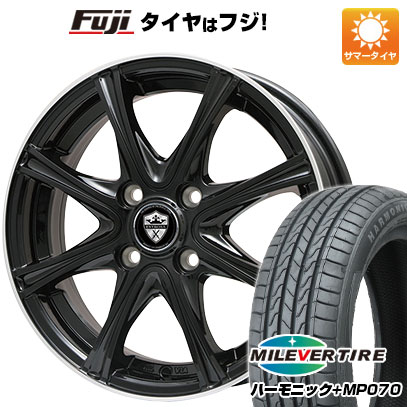 【新品 軽自動車】N-BOX タント スペーシア 夏タイヤ ホイール4本セット 165/55R15 ミレバー ハーモニック プラス MP070(限定) エルベ エステローザ MZV 15インチ(送料無料) サマータイヤ