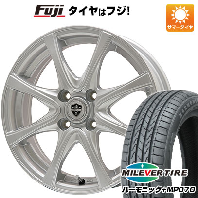 【新品 軽自動車】N-BOX タント スペーシア 夏タイヤ ホイール4本セット 165/55R15 ミレバー ハーモニック プラス MP070(限定) エルベ エステローザ FSV 15インチ(送料無料) サマータイヤ