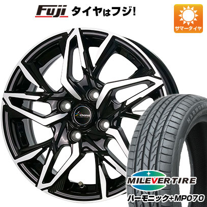 【新品 軽自動車】N-BOX タント スペーシア 夏タイヤ ホイール4本セット 165/55R15 ミレバー ハーモニック プラス MP070(限定) ホットスタッフ クロノス CH-112 4.5J 15インチ(送料無料)