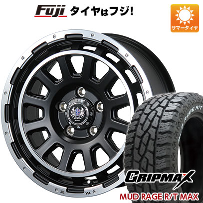 【新品国産5穴114.3車】 夏タイヤ ホイール4本セット 215/65R16 グリップマックス マッドレイジR/T MAX RWL(限定) ブレスト バーンズテック DHストリーム 16インチ(送料無料) サマータイヤ